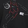 Nike Letter Basketball Loose Cartoon Print Sports Short Sleeve T-Shirt Men Tops Black DJ1589-010