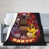 FNAF At Freddys Let's Party Blanket Velvet Autumn/Winter   Multifunction Super Warm Throw Blanket for Sofa Office Bedspread