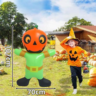 Halloween Inflatable Pumpkin Decoration Spooky Giant Blow Up Figure