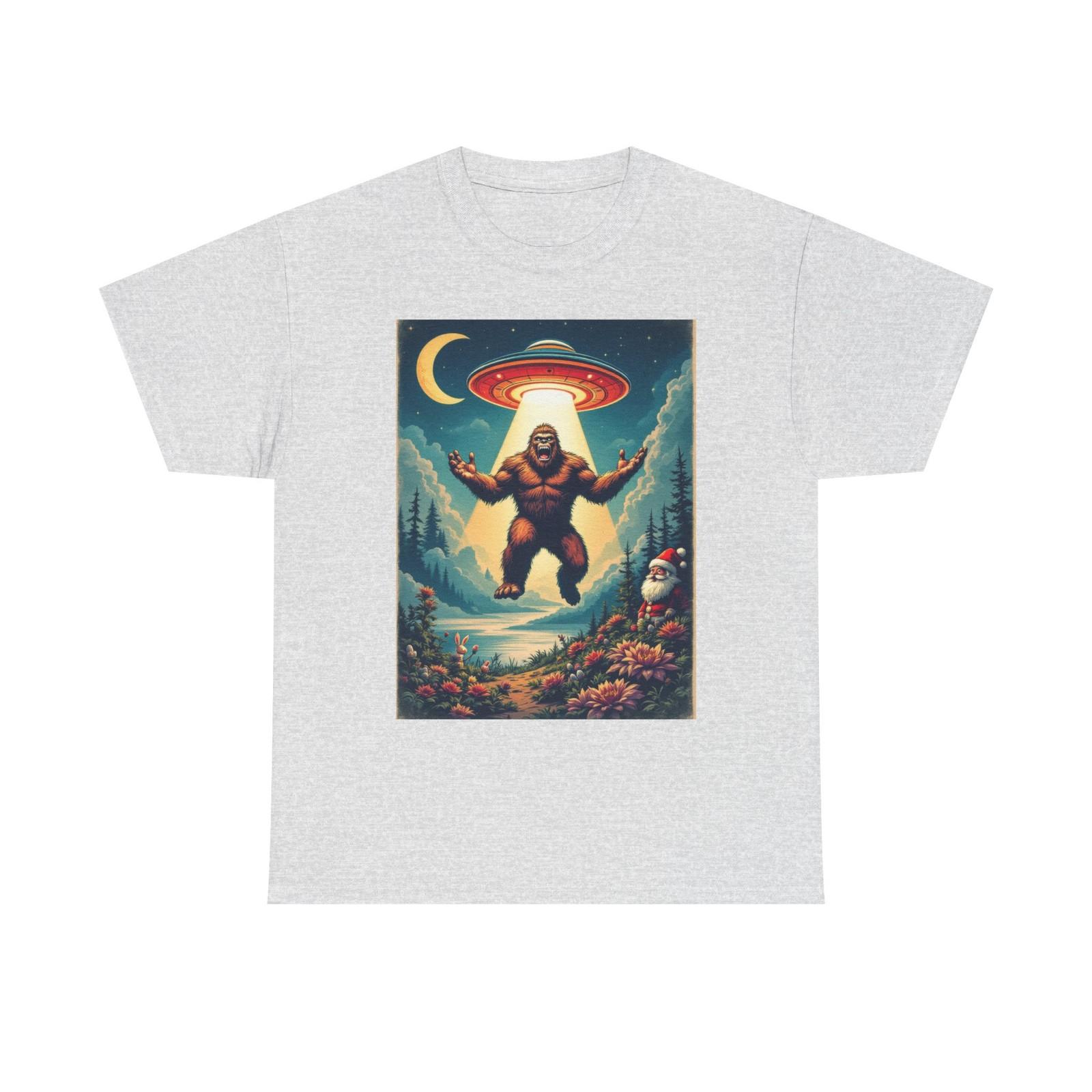 Bigfoot Shirt, Sasquatch Shirt, Funny Bigfoot Shirt, Hiking Shirt, Alien Shirt M