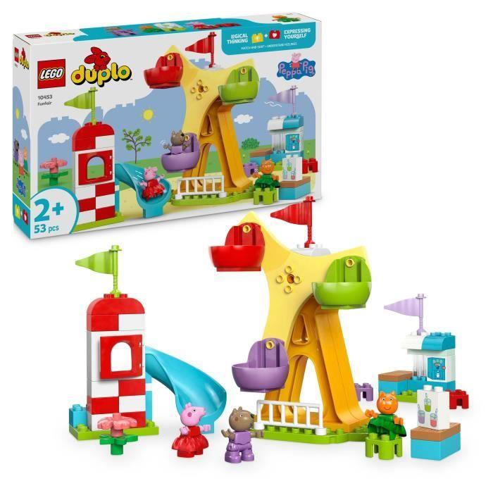 LEGO DUPLO Peppa Pig 10453 La Fête Foraine - Jeu de construction pour enfants dès 2 ans