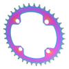 Colorful Electroplated Chainwheel Multiple Teeth Alloys Single Speed Chainring for Cycling Component