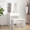 Day and Night - Day and Night Vanity Set with LED White Plywood