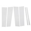 6PCS Pillar Post Cover PC Chrome High Gloss Mirror Effect Door Pillar Post Cover for Pilot 2009 to