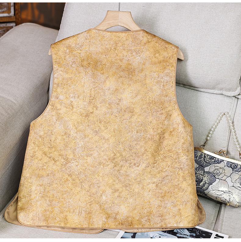 2026 New Chinese Style Embroidered Beaded Sleeveless Kimono Top for Women