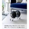Yamazaki Dumbbell Rack with Casters White W45.4xD11.5xH11.5cm Tower 20kg Capacity