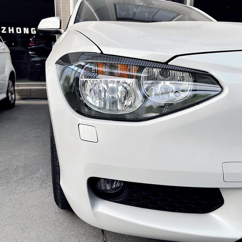 2 Stück Auto Scheinwerfer Lampe Augenbrauen Abdeckung Zierleisten Aufkleber Für BMW 1er F20 F21 2011-2014 2015-
