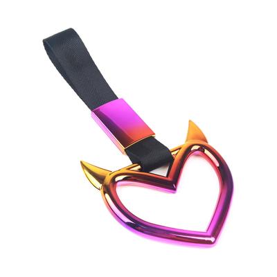 Car Steering Wheel Strap, Rear Bumper, Warning Ring, Decorative, Heart Shaped Drift Handle Ring,