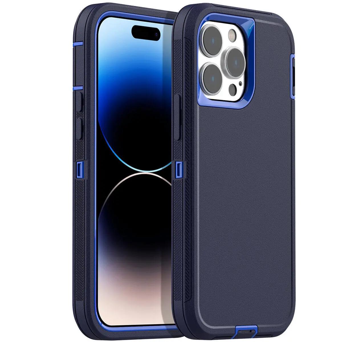 

Military Level Heavy Duty Hard Case for IPhone 17 Air 16 16E 15 14 Plus 13 12 11 Pro Max Anti-Drop Wireless Charge Protect Cover iPhone 15 Pro