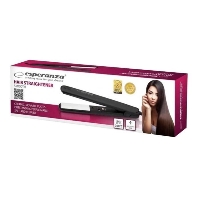 Fer à lisser - Esperanza - Céramique - 200 degrés - Neuf - Soins des cheveux