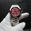 Jia Shi Jia 5500V Serie Automatische Leuchtende Herrenuhr mit Stahlarmband und Sechszeiger-Kalender