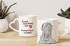 Neapolitan Mastiff, Mastino Napoletano - Cup with a Dog, Adorable Cup with a Heart-shaped Handle, Universal Gift from the Art-Dog Brand