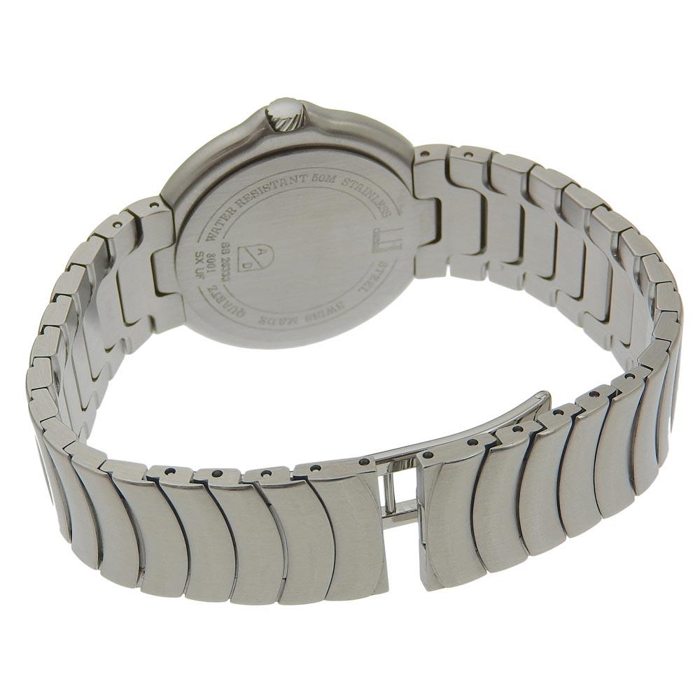 Dunhill Montres Millennium 8001 Cadran Blanc Argenté Acier Inoxydable Quartz Affichage Analogique homme Occasion