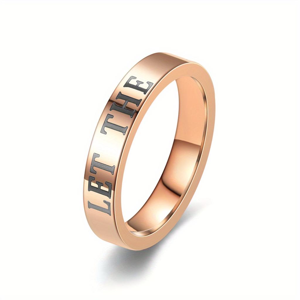 1Pcs Are Stylish, Versatile, Simple and Shiny To Make Their Men's and Women's Rings