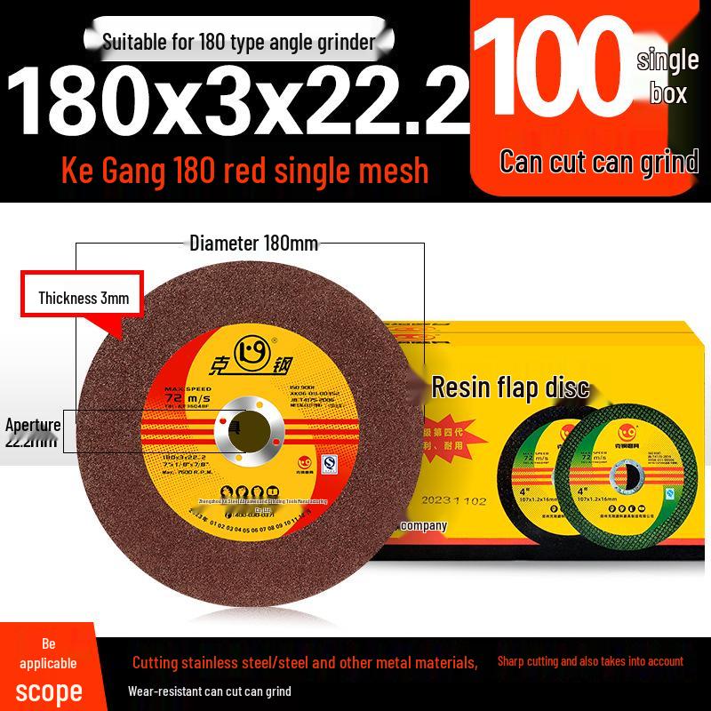 100mm Metal & Stainless Steel Grinding Wheel and Polishing Disc for Angle Grinders