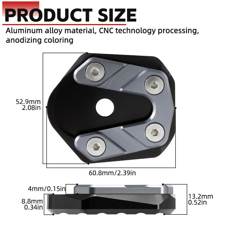 Vespa Sprint150 125 Kickstand Support Plate Foot Side Stand Extension Pad For Piaggio Scooter VESPA LX Primavera Sprint 125 150