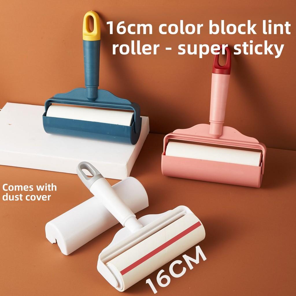 Modern Minimalist Lint Roller With Tearing Sticky Sheets For Pet Hair Removal On Bedding And Clothing