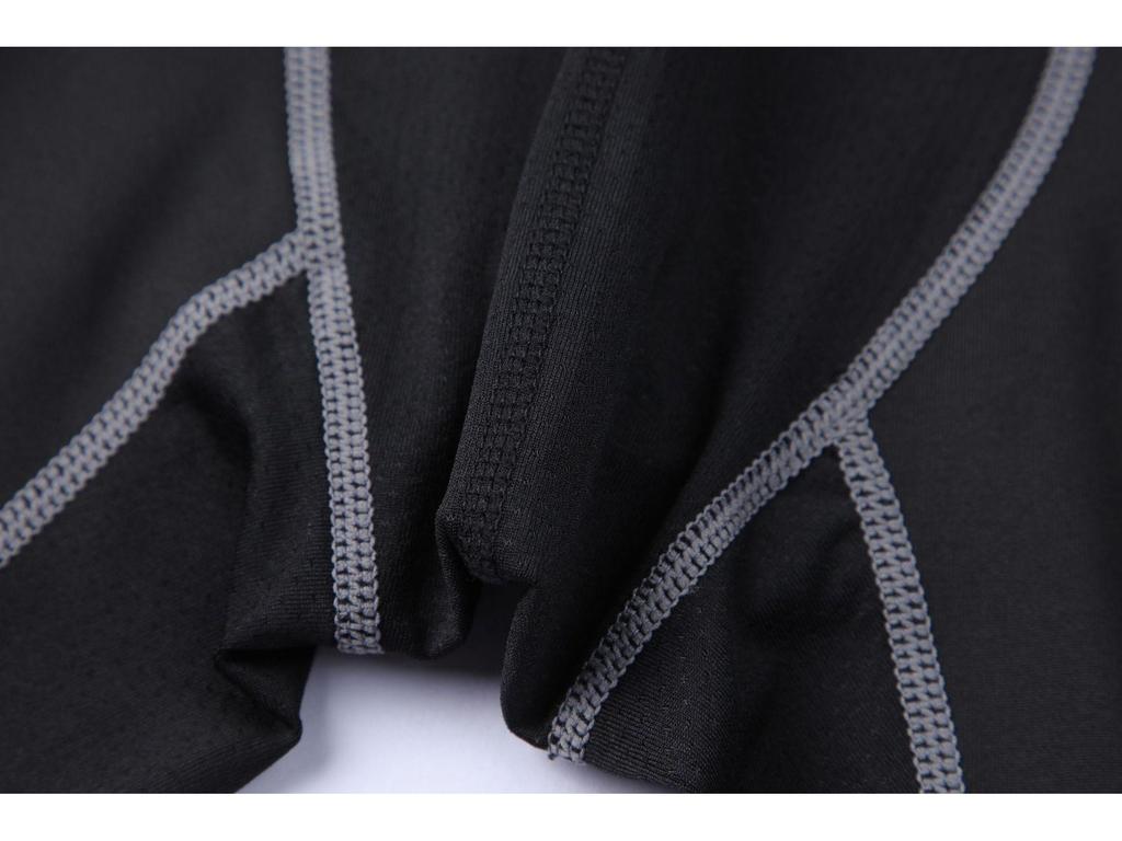 Męskie Capri Kompresyjne Szybkoschnące z Jedwabiu Lodowego – Oddychająca i Elastyczna Odzież Fitness