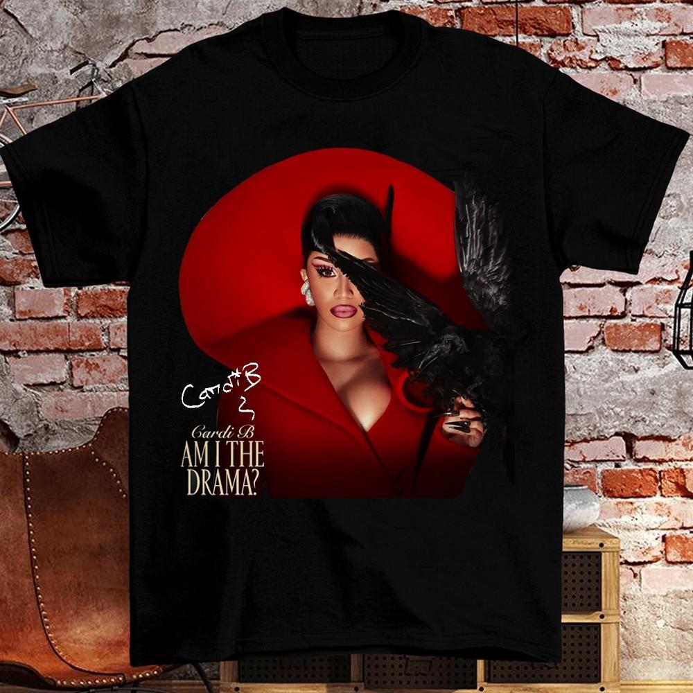 Новая футболка Cardi B Am I The Drama, хлопок, унисекс, все размеры, 22D108 XL
