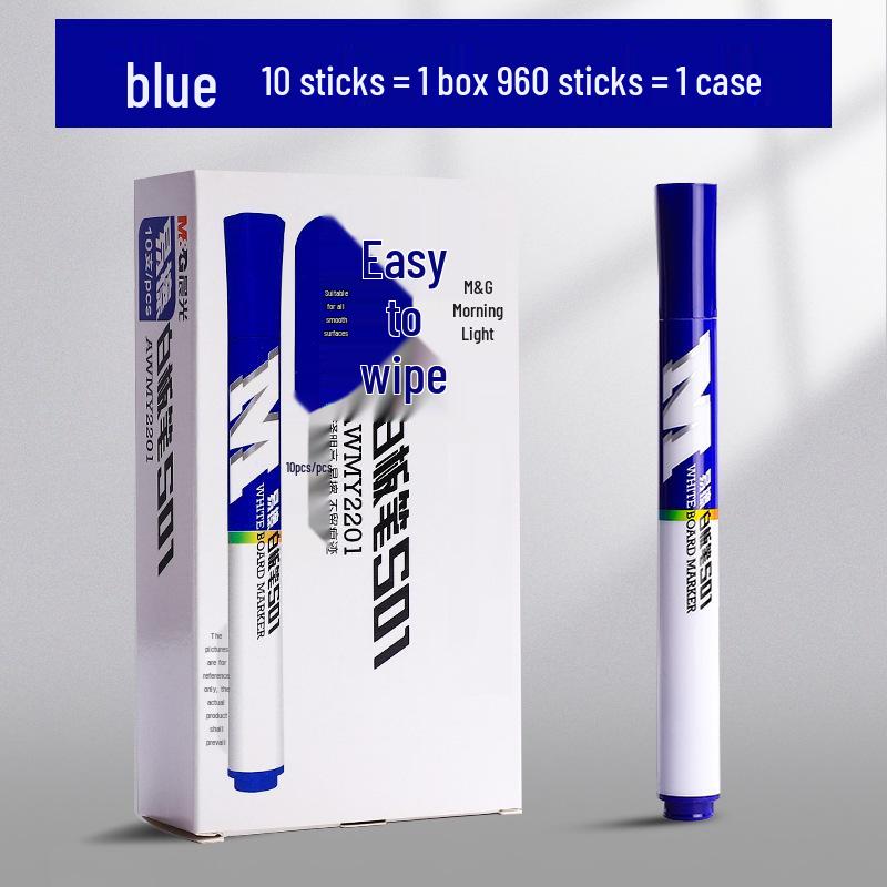 MG AWMY2201 Water-Based Whiteboard Marker - Easy-Wipe, Large Capacity, Teacher s Graffiti Pen