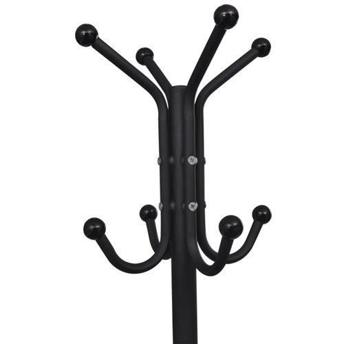 Portemanteau sur pied métal noir