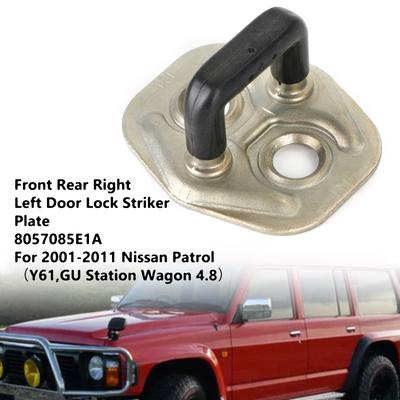 Piastra Battuta Serratura Porta Anteriore Posteriore Destra Sinistra Per Nissan Patrol GU Y61 2001-2011