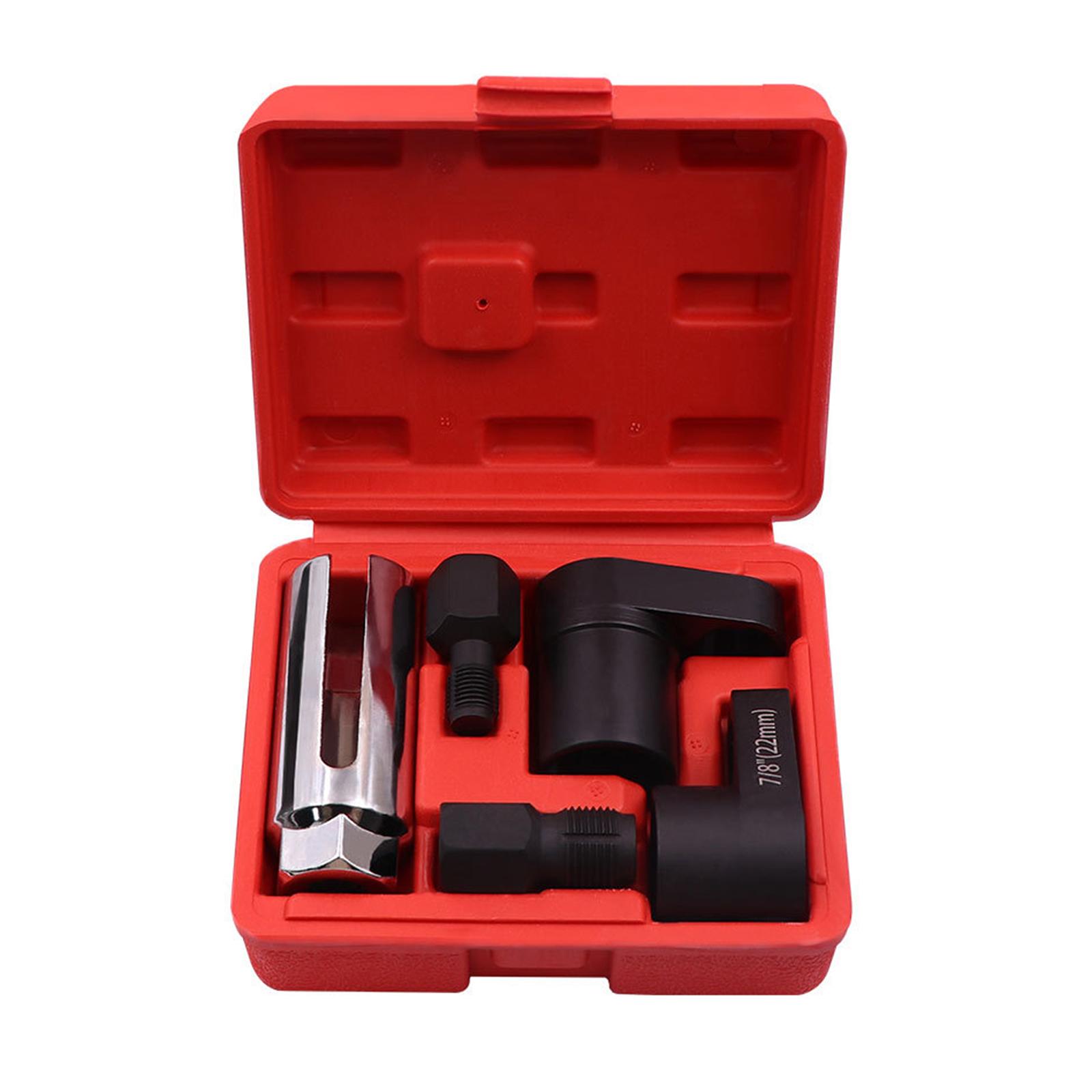 

5Pcs Socket for Removing and Install Oxygen Sensors Automotive Oxygen Sensors Removers Socket Wrench Thread Chaser Tool 1