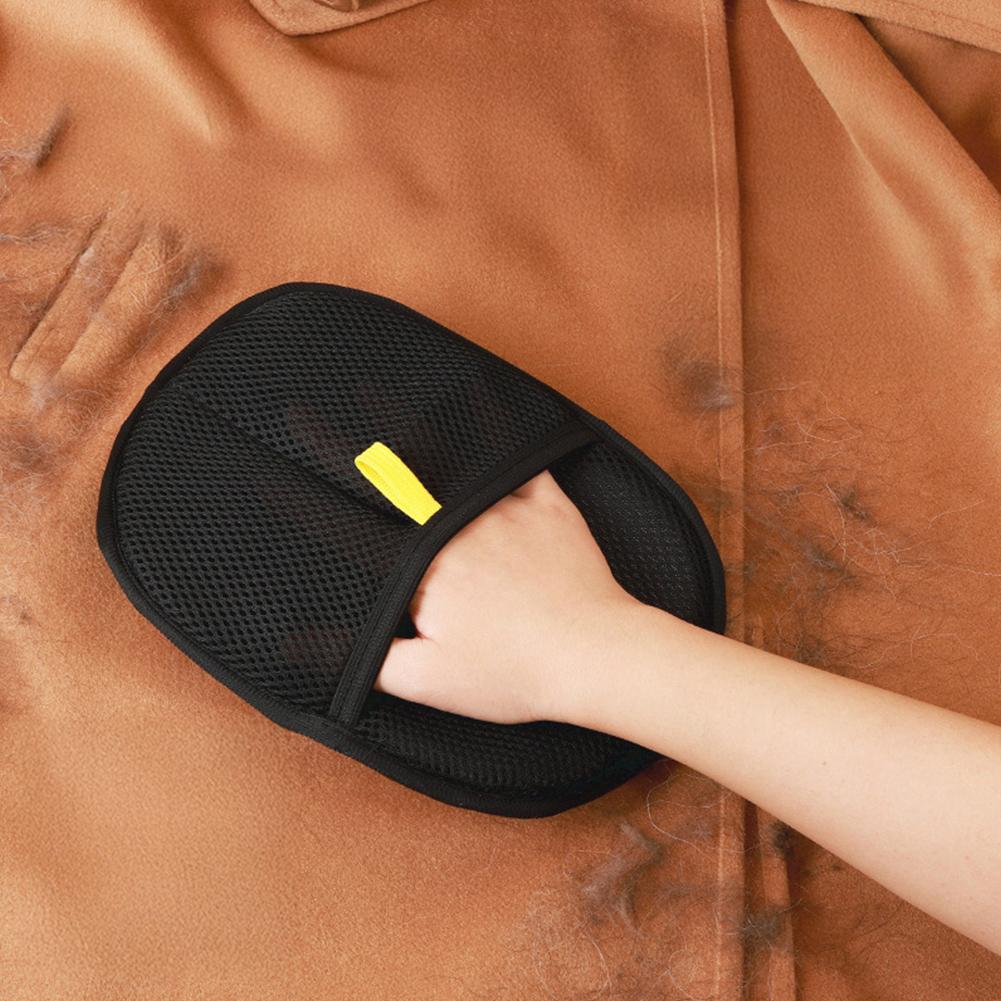 Pet Hair Remover Brush Kitten Hair Remover Gloves Deshedding Brush Glove for Dog Cat Double-Sided Fur Hair Cleaning for Carpet