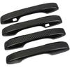 Carbon Fiber Style Exterior Side Door Handles Cover Trim Accessories for 2023-2025 Acura Integra (Handle Cover)