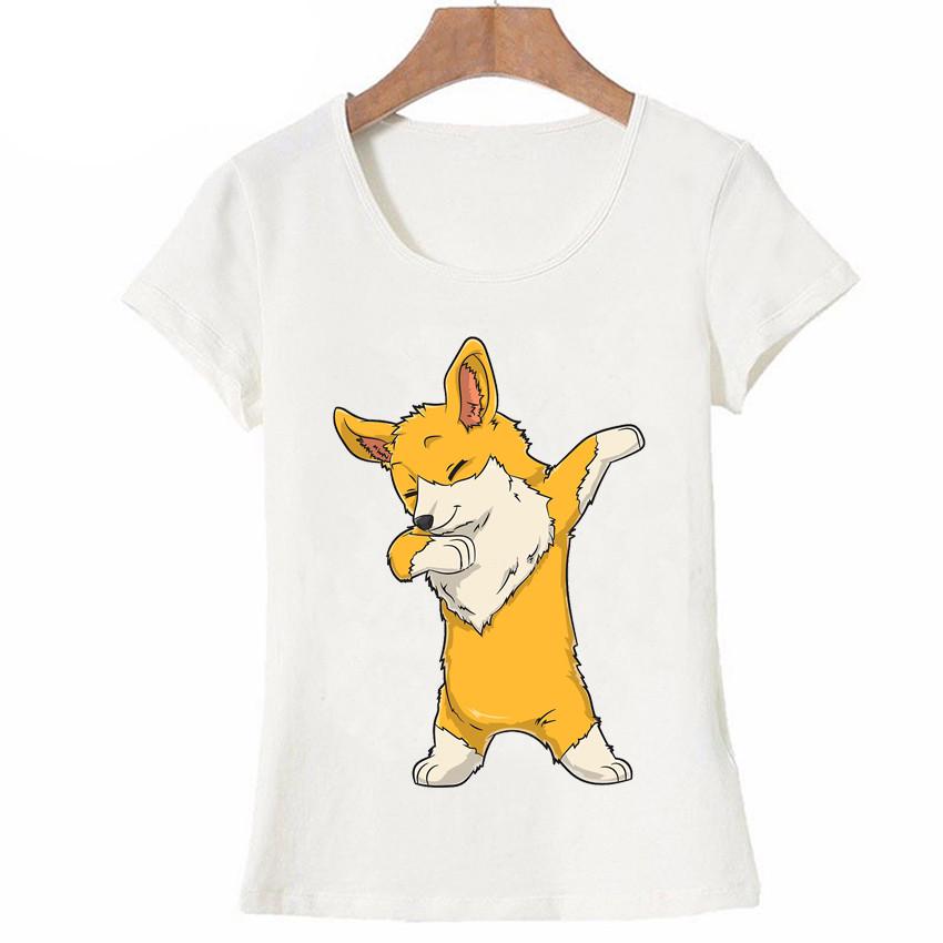I Love my Friend Welsh Corgi TShirt summer fashion Women tshirt Hipster cool Corgi Dog casual maiden Tops Cute female Tees