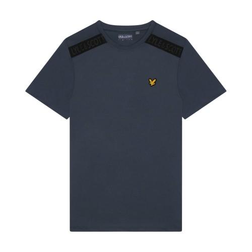 Lyle & Scott Mens Branded Shoulder T-Shirt