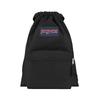 JanSport Draw Sack Drawstring Backpack 14L – Black / Misty Rose