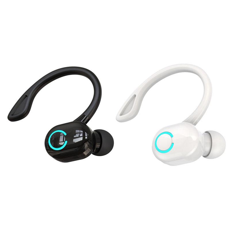 S10 Wireless Business Headphone Ear Hook Bluetooth 5.2 Headset with Mic HIFI Stereo Voice Control Earphones Waterproof Noise Reduction