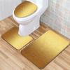 Textured Toilet Three-Piece Floor Mat Bathroom Three-Piece Carpet Doormat