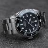 [HyakUICHI 101] Model.16N 38mm 200m Waterproof Automatic Diver's Watch Ceramic Bezel No-Date Mechanical Watch Automatic Black Hacking