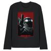 Spider-Noir Unisex Adult Comic Cover Ringspun Cotton Long-Sleeved T-Shirt