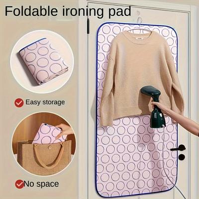 Foldable Portable Ironing Mat - Heat-Resistant, Non-Slip, Easy Storage, Perfect for Travel and Home Use, Suitable for All Surfaces - 1pc