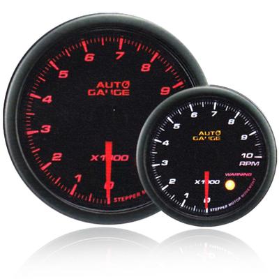 AUTOGAUGE Drehzahlmesser 430 Serie 60mm Rauchglas mit Warnfunktion LED umschaltbar 60