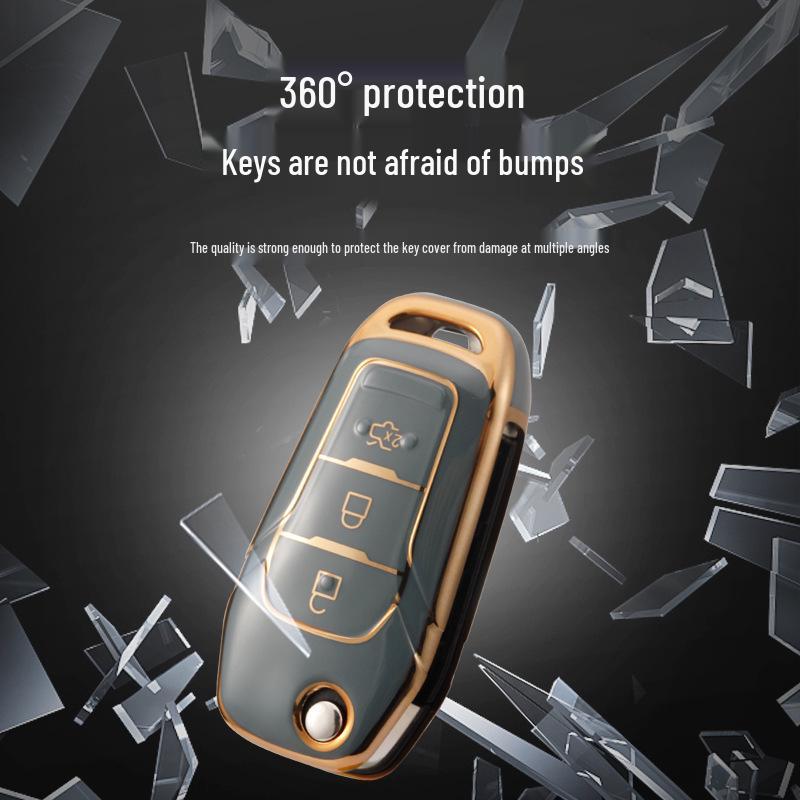 Ford Key Cover for Focus, Edge, Mondeo, Ecosport, Kuga, Fiesta, Everest