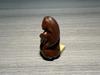 Chinese Antique Boxwood Nicely Carved Sexy Woman Statue Wooden Figurines Artwork