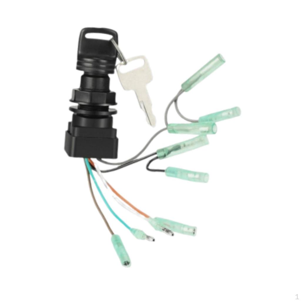 Ignition Switch Assembly Main Switchs Fittings Easy Installation Replacement Outboard Engine Control