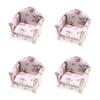Dollhouses Floral Plush Miniature Sofa Organizer With Jewelry Box Function For Toyhouse Accessories