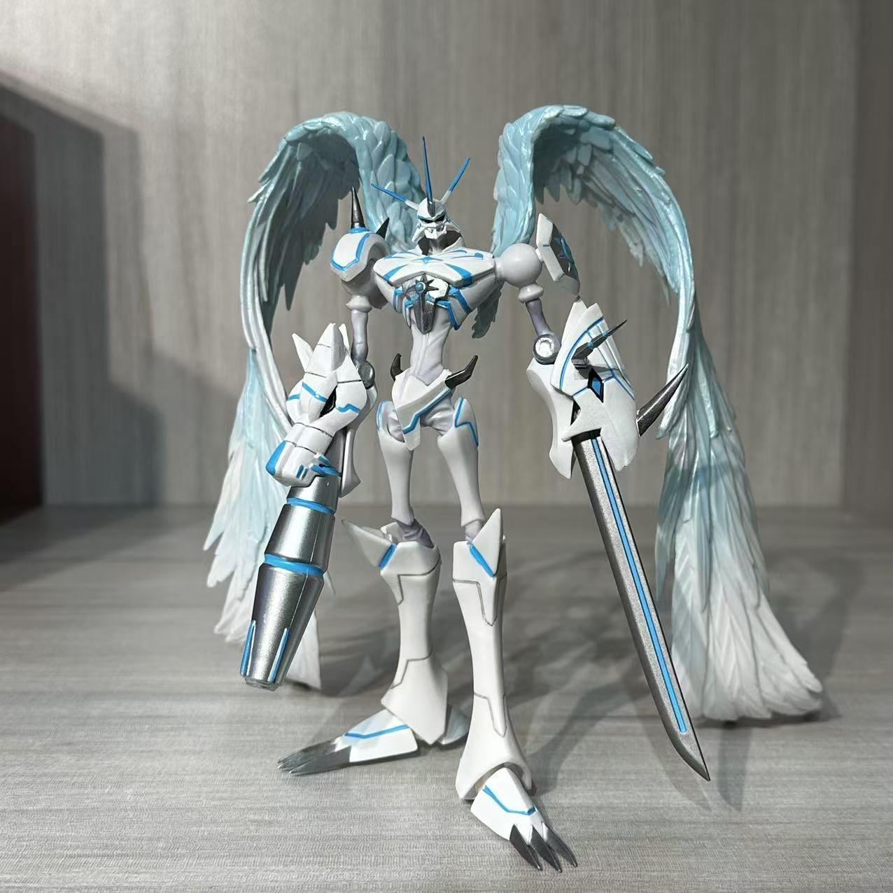 

20cm/7.87in Anime Digimon Adventure Figure Omegamon Merciful Mode Action Figures Pvc Statue Collection Model Toys Gifts Poseable Articulated Scale
