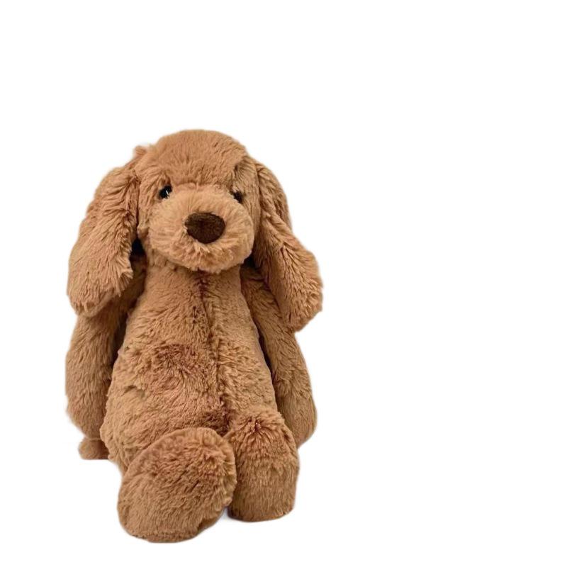 UK Shy Toffee Puppy Plush Toy - Cute Dog Figure Birthday Gift