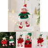 Holiday Elf Figurine Decoration With Soft Fabric For Christmas Tree Decor