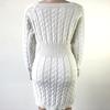 Women's Long Pullover Sweater Dress Long-sleeved Slim Clothes