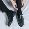 Fashion Fashion Thick Bottom Loafers Black Casual Shoes for Men Oxford Shoes Luxury Brand Formal Business Slip-on Driving Wedding Shoes