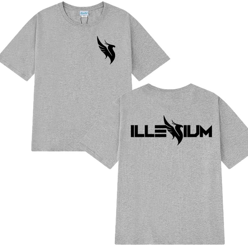 High Quality Illenium Dj Music Double Sided Printed Short Sleeve T-shirts 2025 Men Women Trend Casual T Shirt Unisex Cotton Tops