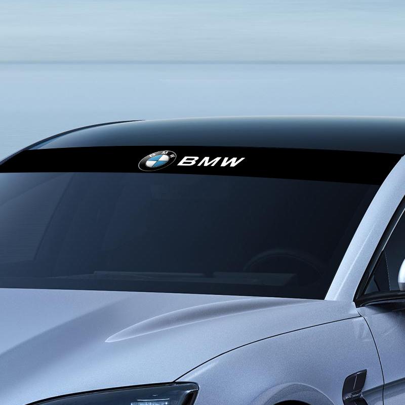 Adesivi per Parabrezza Anteriore Auto Emblema Decorativo Anteriore e Posteriore per BMW E30 E34 E36 E39 E46 E53 E60 E70 E71 E85 E87 E90 E91 E92