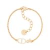 Star Detail Lucky Crystal Bracelet Unisex Bracelet Gold B3068WOMCY_D03S